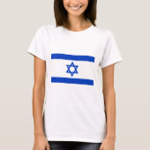 T-shirt Drapeau d'Israël (Devant)