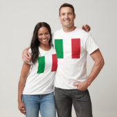 T-shirt Drapeau d'Italie (Unisexe)