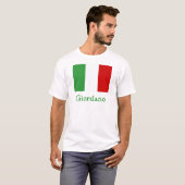 T-shirt Drapeau d'Italien de Giordano (Devant entier)