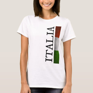 T-shirt Drapeau d'Italien de l'Italie Tricolore d'amour de