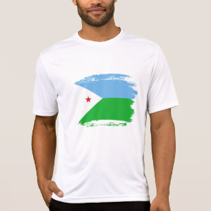 T-shirt Drapeau Djibouti