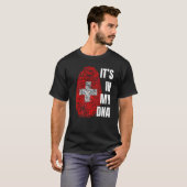 T-shirt Drapeau Dna Empreinte Suisse (Devant entier)