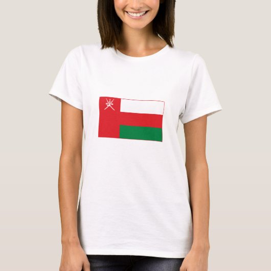 T-shirt Drapeau d'Oman (Devant)