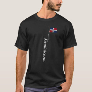 T-shirt Drapeau Dominicana Signature République Dominicain