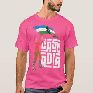 T-shirt Drapeau Doug vintage Cascadia Pride Retro Graphism