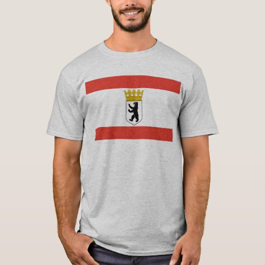 T-shirt Drapeau d'ours de Berlin (Devant)