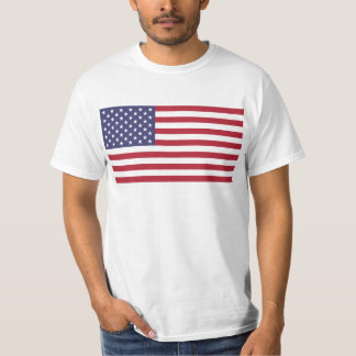 T-shirt Drapeau drapeau américain d'Etats-Unis -