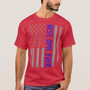 T-shirt Drapeau Drapeau Mens Meilleur Opa Jamais American 