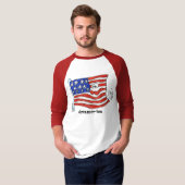 T-shirt Drapeau Dreamer-ica (Devant entier)
