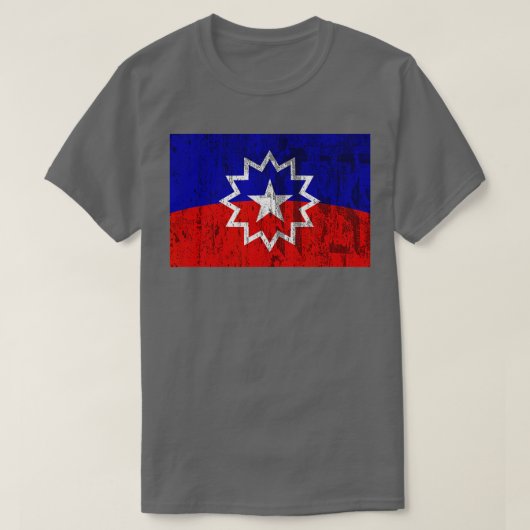 T-shirt Drapeau du 18e siècle déstabilisé (Design devant)