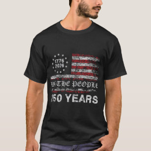 T-shirt Drapeau du 250e anniversaire 1776-2026