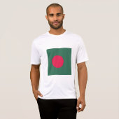 T-shirt Drapeau du Bangladesh (Devant entier)