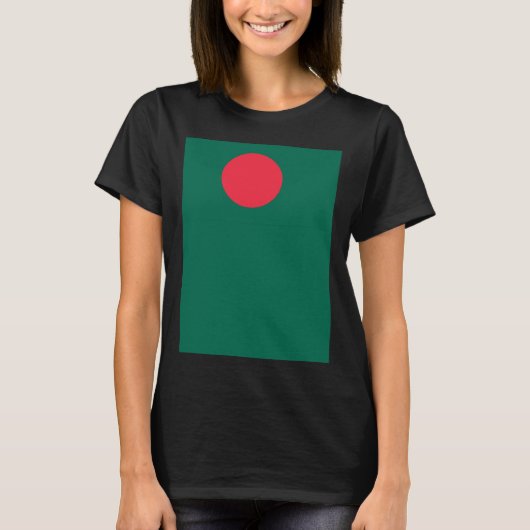 T-shirt Drapeau du Bangladesh (Devant)