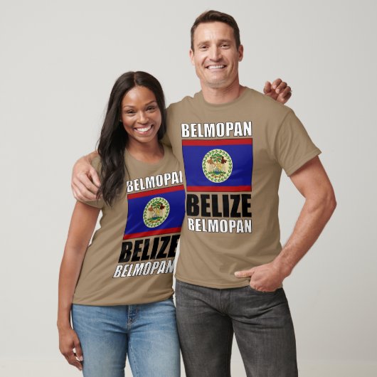 T-shirt Drapeau du Belize (Unisexe)