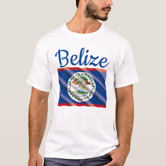 T-shirt Drapeau du Belize (Devant)