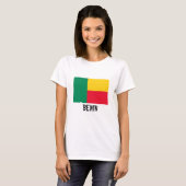 T-shirt Drapeau du Bénin (Devant entier)