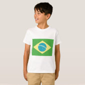 T-shirt Drapeau du Brésil (Devant entier)