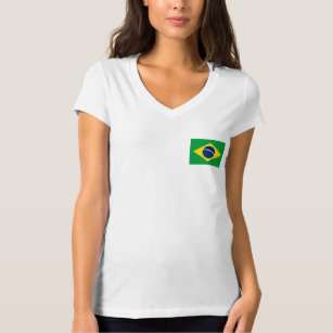 T-shirt Drapeau du Brésil patriotique