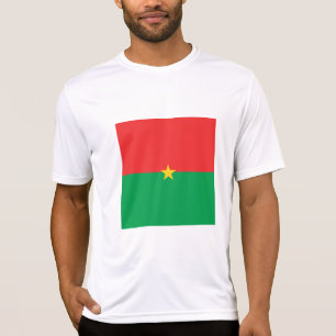 T-shirt drapeau du Burkina Faso