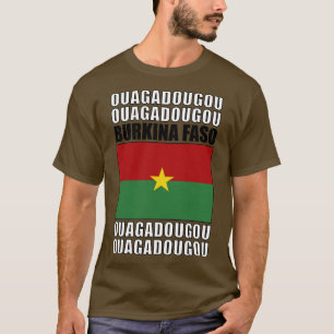 T-shirt Drapeau du Burkina Faso
