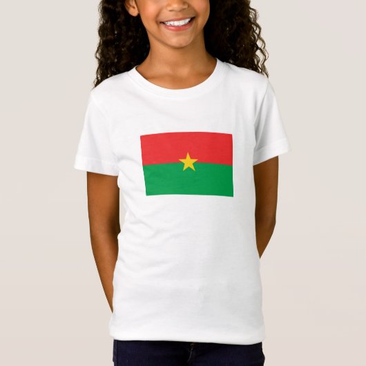 T-Shirt Drapeau du Burkina Faso patriotique (Devant)