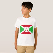 T-shirt Drapeau du Burundi (Devant entier)