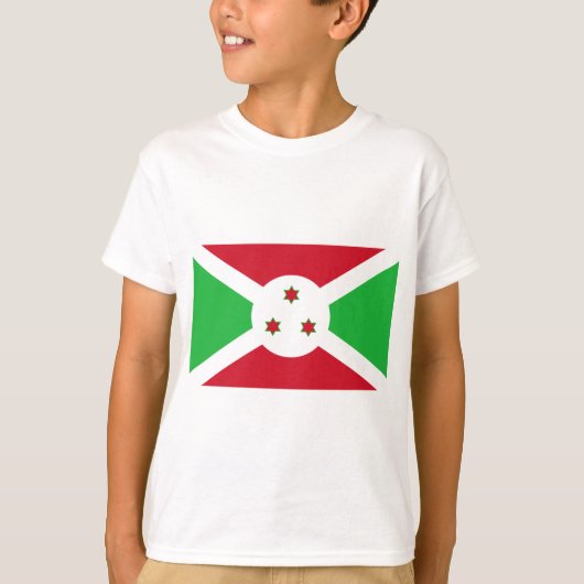 T-shirt Drapeau du Burundi (Devant)