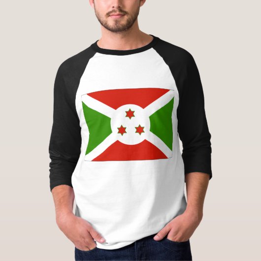 T-shirt Drapeau du Burundi (Devant)