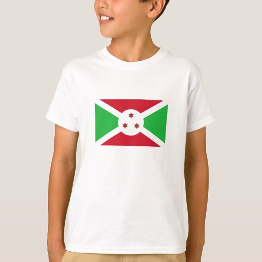 T-shirt Drapeau du Burundi patriotique (Devant)