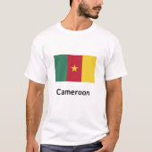 T-shirt Drapeau du Cameroun (Devant)