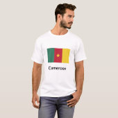 T-shirt Drapeau du Cameroun (Devant entier)