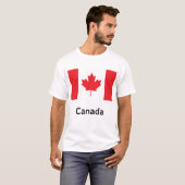 T-shirt Drapeau du Canada (Devant entier)