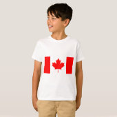 T-shirt Drapeau du Canada (Devant entier)