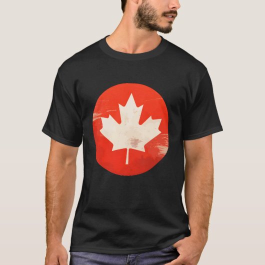 T-shirt Drapeau du Canada (Devant)