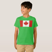 T-shirt Drapeau du Canada (Devant entier)