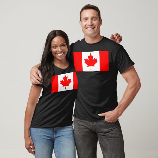 T-shirt drapeau du canada (Unisexe)