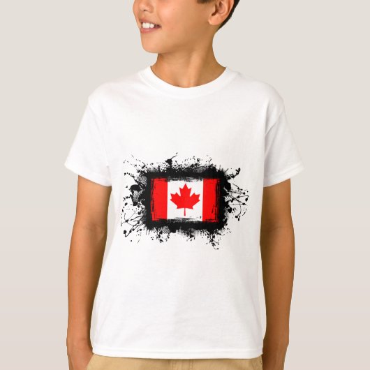 T-shirt Drapeau du Canada (Devant)