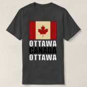 T-shirt Drapeau du Canada (Design devant)