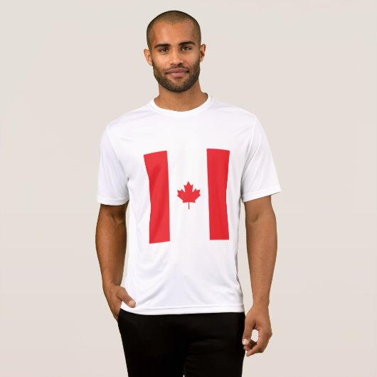 T-shirt Drapeau du Canada (Devant entier)