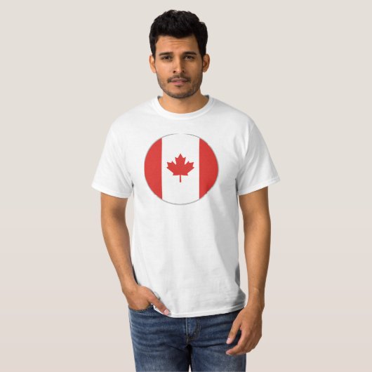T-shirt Drapeau du Canada (Devant entier)
