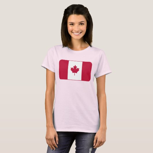 T-shirt Drapeau du Canada (Devant entier)