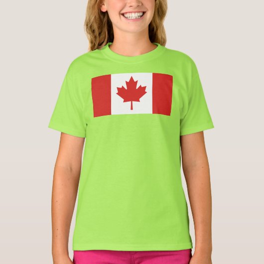 T-shirt Drapeau du Canada (Devant)