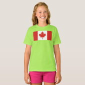 T-shirt Drapeau du Canada (Devant entier)
