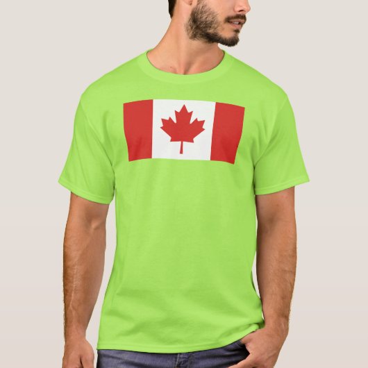 T-shirt Drapeau du Canada (Devant)