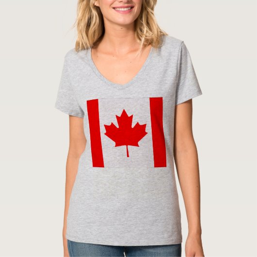 T-shirt Drapeau du Canada (Devant)