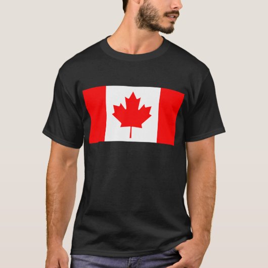 T-shirt Drapeau du Canada (Devant)