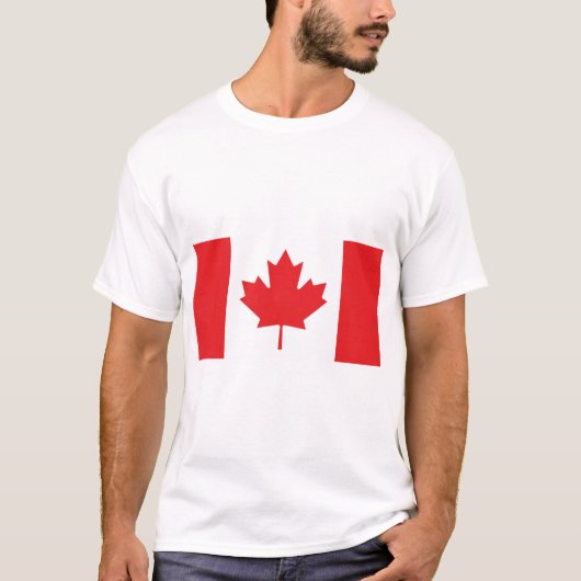 T-shirt Drapeau du Canada (Devant)