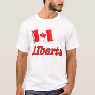 T-shirt Drapeau du Canada - Alberta