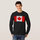 T-shirt Drapeau du Canada en détresse (Devant entier)