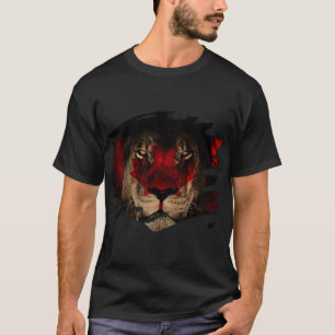 T-shirt Drapeau du Canada et image africaine de lion